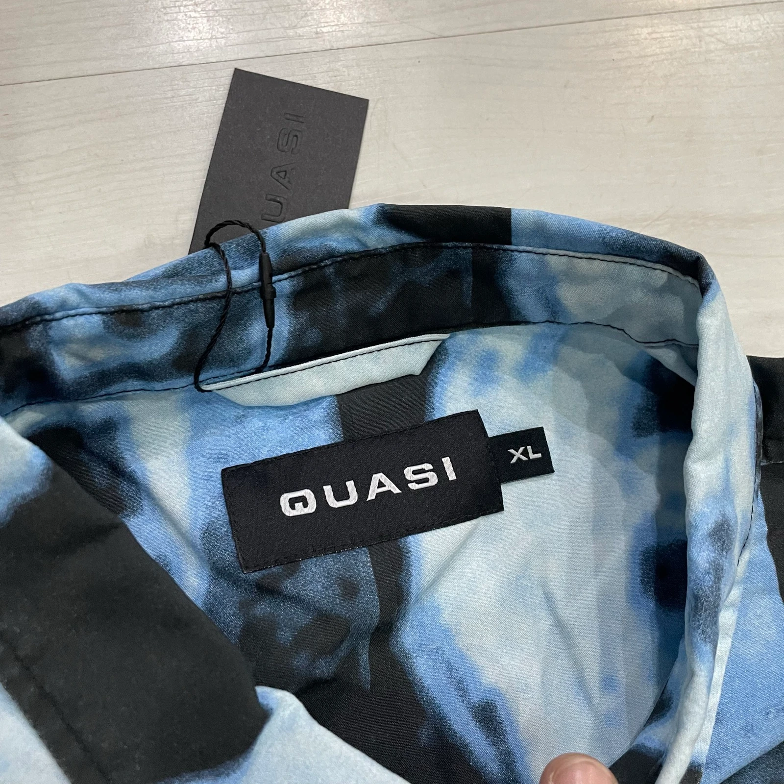Quasi Skateboards - Guise buttom Up Shirt (Blue) – photo 4